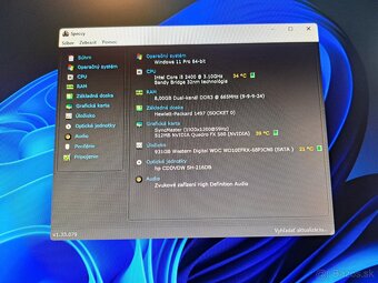 PC Zostava Intel Core i5 3.10GHz /8GB DDR3/HDD 1TB +Monitor - 5