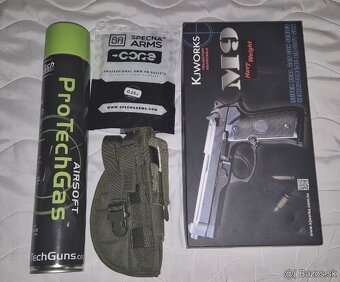 Airsoftová pištoľ M9 HW, plyn BlowBack - PLATNÉ DO ZMAZANIA - 5