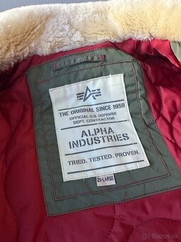 Alpha Industries Bomber Bunda Zelena - 5