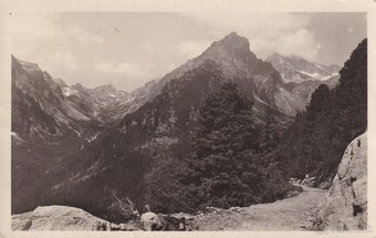 Staré pohľadnice Vysoké Tatry, Ľubochňa, Magistrála, Encián - 5