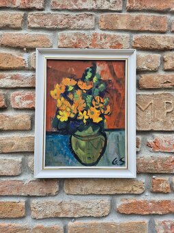 Originál Gabriela Schillerova kytica- akademicka maliarka - 5