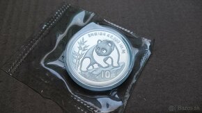 China Panda strieborne mince - 5