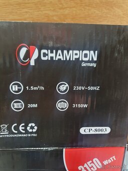 Predam nove kalove cerpadlo CHAPION Germany,3150 watt - 5