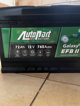 Predám novú autobatériu 72Ah - 5