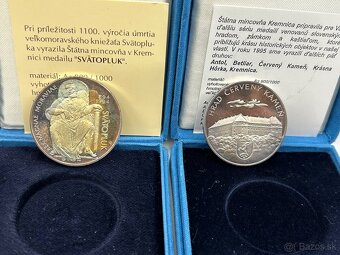 Investičné striebro zberateľstvo medaily medaila Ag - 5