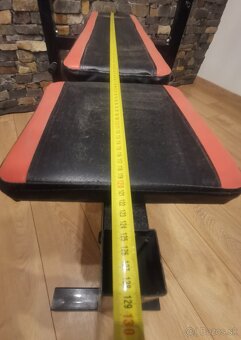 Posilňovacia lavička na bench press polohovateľná - 5