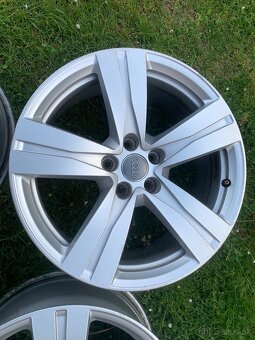 Predám hliníkové disky elektrony 5x112 R18 Audi - 5