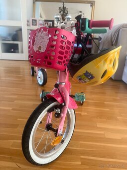 Bicykel ružový s košíkom - 5