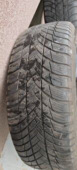 ALU Hyundai 5x114,3 a zimné Bridgestone, Dunlop 225/55 R18 - 5
