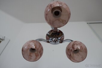 Starožitný luster v štýle art deco. - 5