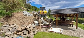 Zemné ,výkopové,demolačné práce -kráčajúci bager,pavúk bager - 5