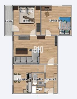 3 izbový byt Čadca - 5