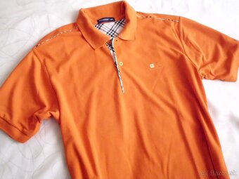 Burberry slim pánske pólo tričko L-XL - 5