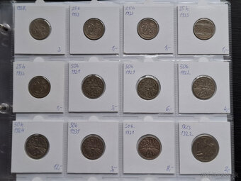 Mince 1. Ceskoslovenska Republika 1918-1938 - 5