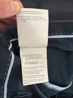 Velkost 54 HUGO BOSS 100% panenska vlna oblek - 5