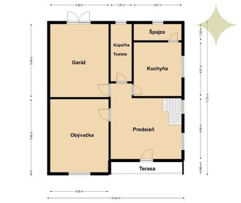Priestranný rodinný dom v tichej ulici obce Chrastince, okre - 5