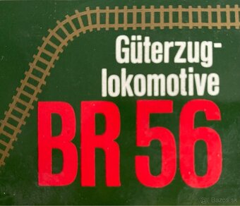 Železničný model - BR 56 - lokomotiva s hnacím tendrom - 5