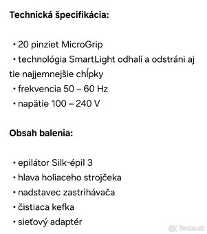 Braun epilátor, odstraňovač chlpkov - 5