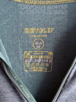 Zánovný merino rolák Devold Duo Active Merino 205 Zip Neck - 5