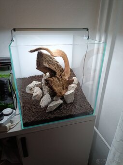 Akvarium optiwhite blau cube 45x45x45cm - 5