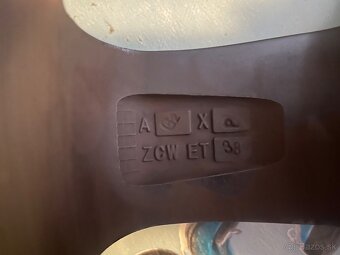 Predám Alu disky Enzo na Fiat Punto Evo 4x100 R15 - 5