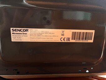 Mikrovlnná rúra Sencor - 5