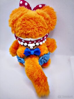 💖Mončičák monchhichi vzácné Nyamy kotě FUCHSINKA - 5