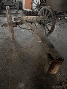 drevená dekorácia voz - 5