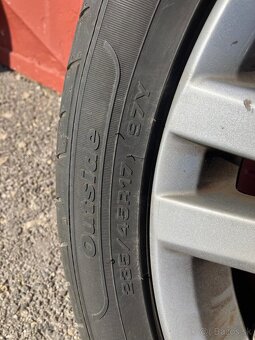 Sada 4 alu kolesa + 4 pneu letné - 5