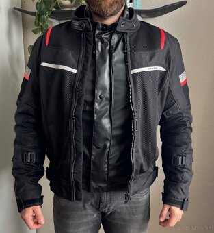 Moto Bunda Revit tornado 3 L kombinéza uniforma nohavice - 5