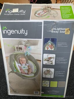 Ingenuity hojdačka vibrujúca s melódiou Brighton 0m+ do 9 kg - 5
