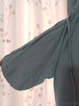 Dámske ľanové šaty - Simply grey - 5