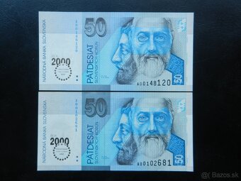 Slovenské bankovky pred eurom bimileniové - 5