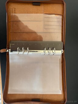 Filofax Lockwood zip A5 hnedý diár - 5