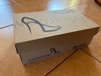 Biele kožené lodičky - 5