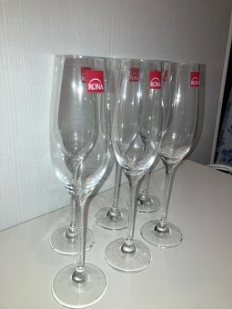 Nove nepouzite 6 ks pohare na sekt, proseco, flauta - 5