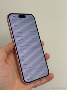 Predám Apple iPhone 15 Plus 128GB Pink - 5