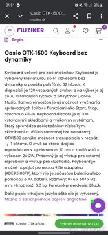 Keyboard Casio (klávesy) - 5
