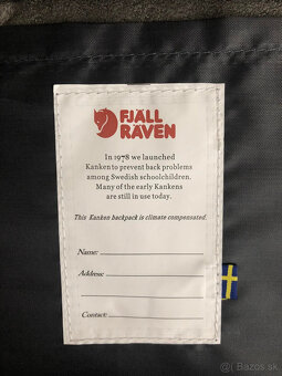 Batoh Fjällräven Kanken antracitový s hnedými prvkami - 5