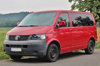VW Transporter T5 1,9 TDI, 9 míst, klimatizace, STK 12/2026 - 5