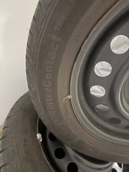 205/60 R16 zimné +plechové disky 5x114,3 - 5
