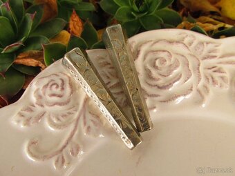 Dve staré strieborné cigaretové špičky, Ag 900 - 5