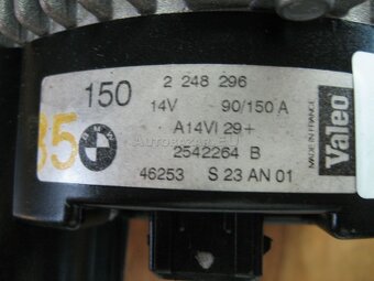 BMW 5 E39 Alternátor 150A 14V - 2248296 - repasovaný - 5