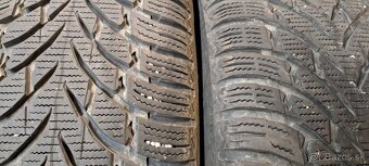 Predám 4ks jazdené zimné 195/55r15-85H Continental 90% - 5