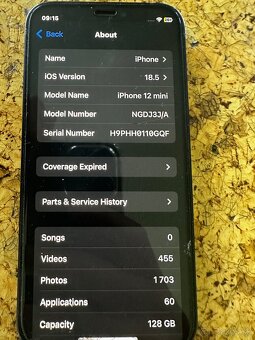 Iphone 12 mini 128GB Black - 5