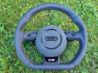 VOLANT AUDI KOŽENÝ MULTIFUNKCNY s AIRBAGOM - 5