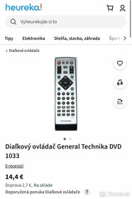 DVD prehrávač TECHNIKA DVD 1033 + ovládač - 5