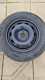 Plechové disky 5x100 R15 ET38 na pneu.195/65 R15 - 5