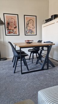 Jedálenský set stôl 90x160 so stoličkami - 5