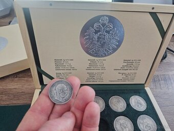 Sada striebornych toliarov Habsburgovci - 5